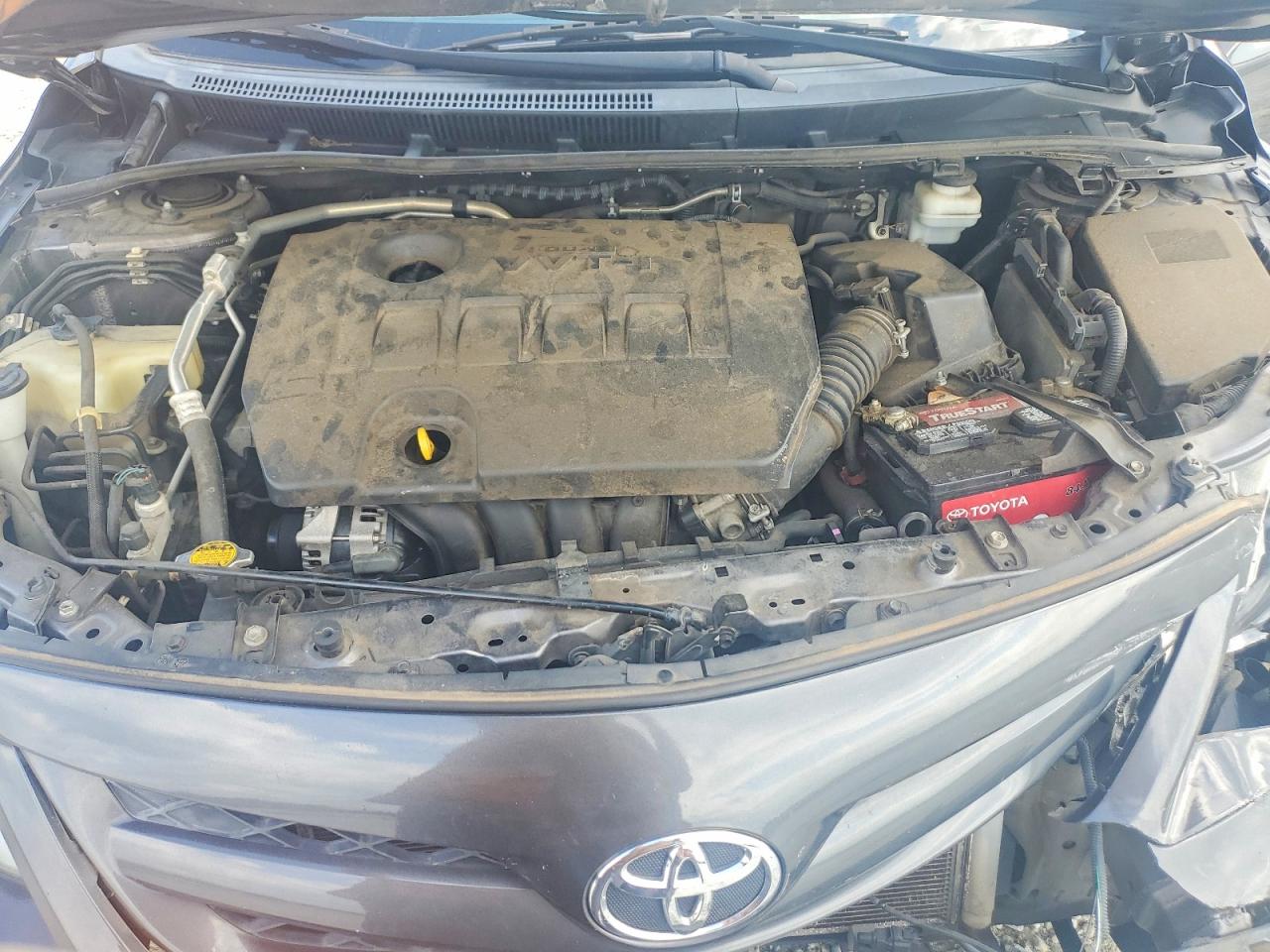 2012 Toyota Corolla Le Gray vin: 5YFBU4EE0CP016427