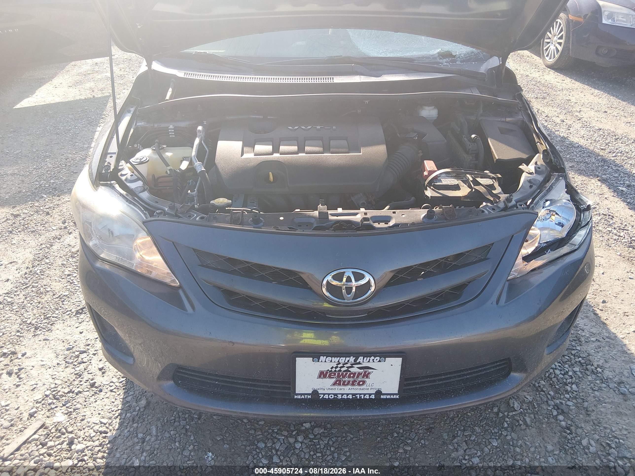 2012 Toyota Corolla Le Gray vin: 5YFBU4EE0CP018341