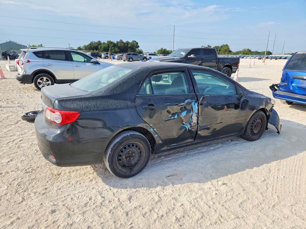 2012 Toyota Corolla L Black vin: 5YFBU4EE0CP022874