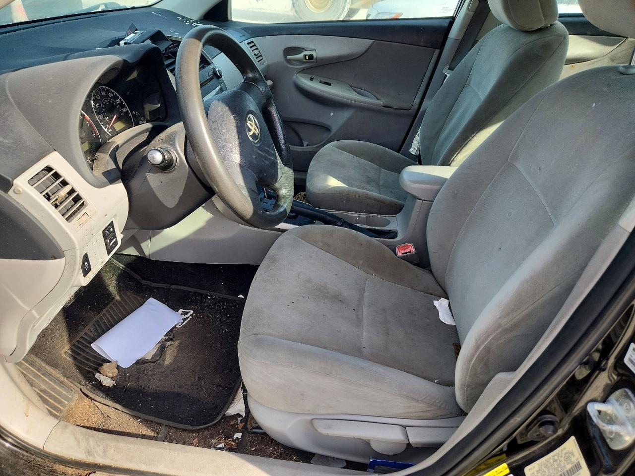 2012 Toyota Corolla L Black vin: 5YFBU4EE0CP022874