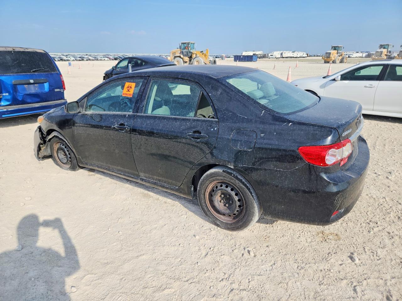 2012 Toyota Corolla L Black vin: 5YFBU4EE0CP022874