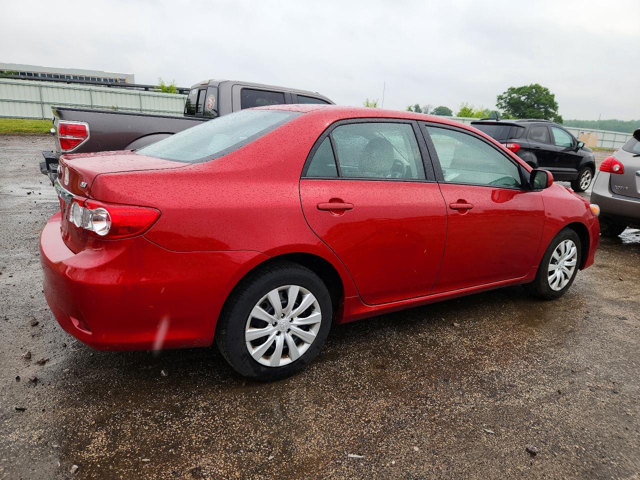 2012 Toyota Corolla Le Red vin: 5YFBU4EE0CP026200