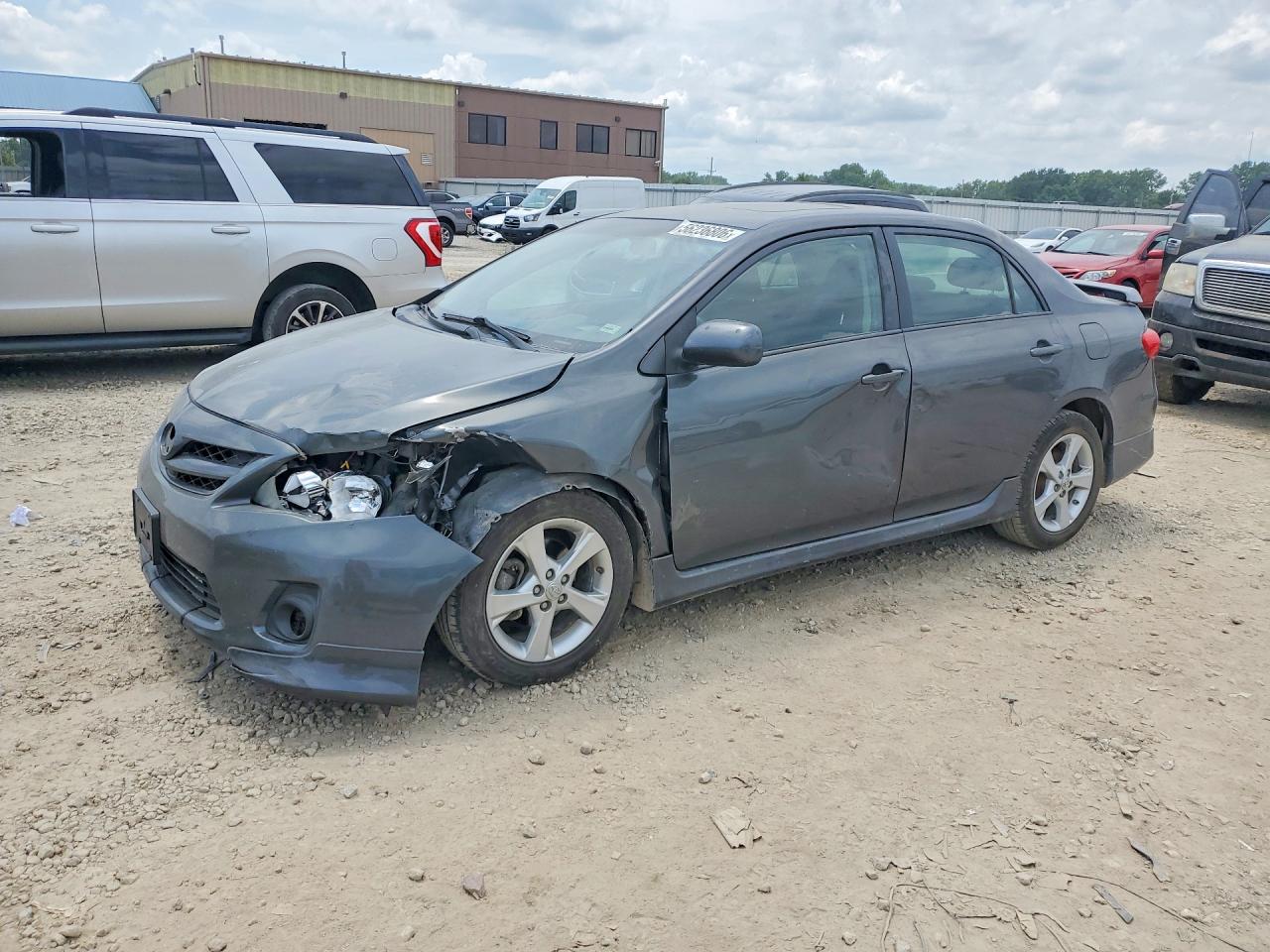 2012 Toyota Corolla S Gray vin: 5YFBU4EE0CP027945