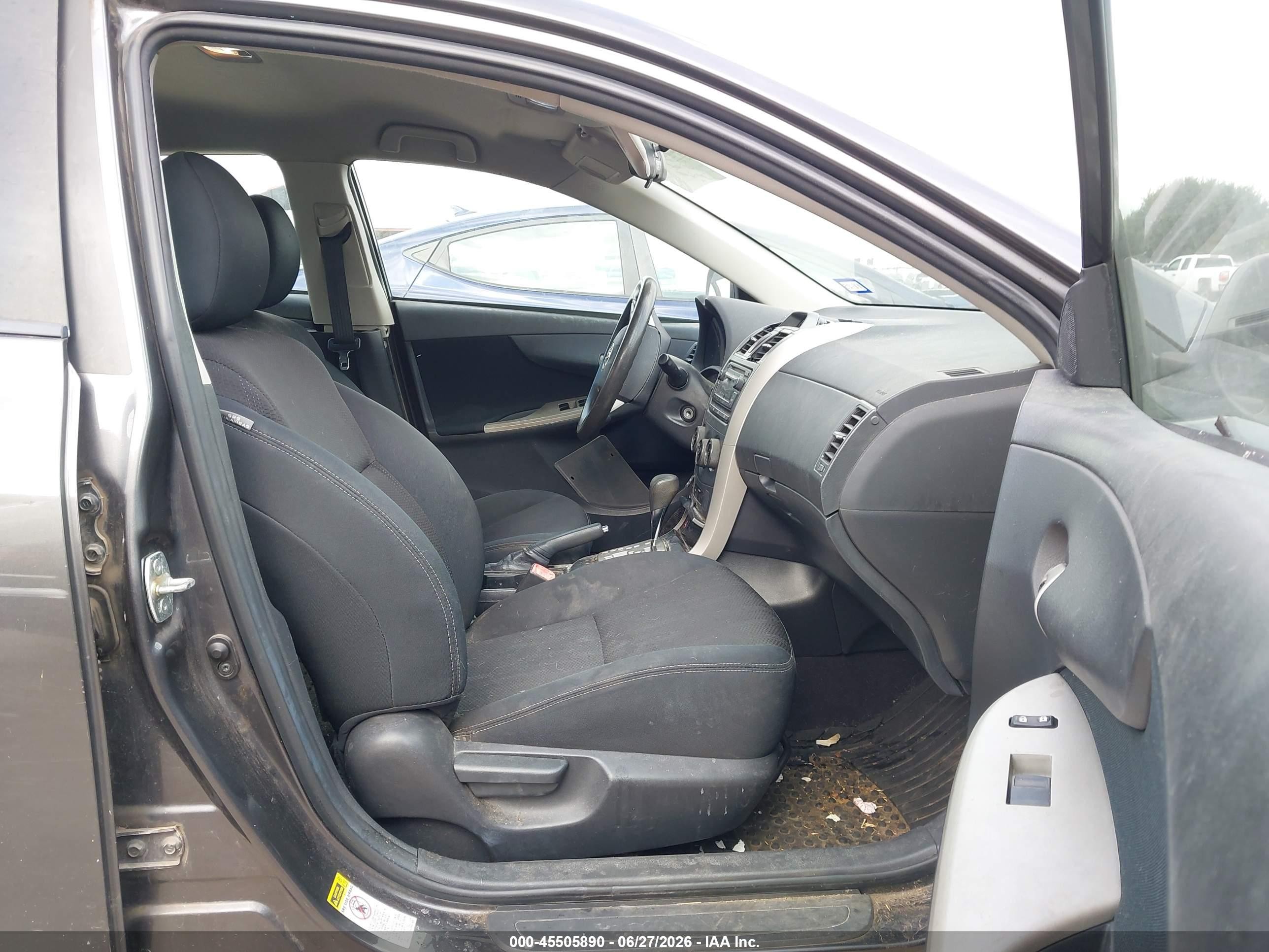 2012 Toyota Corolla S Gray vin: 5YFBU4EE0CP028609