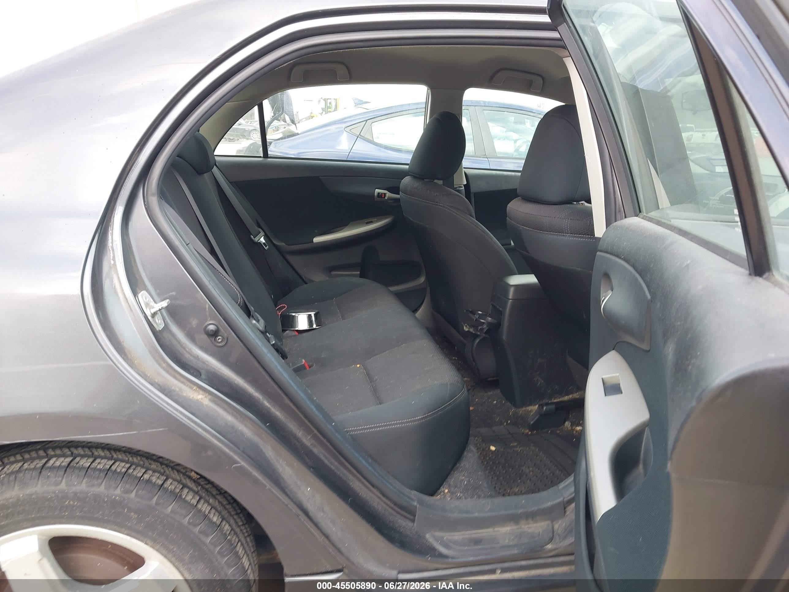 2012 Toyota Corolla S Gray vin: 5YFBU4EE0CP028609