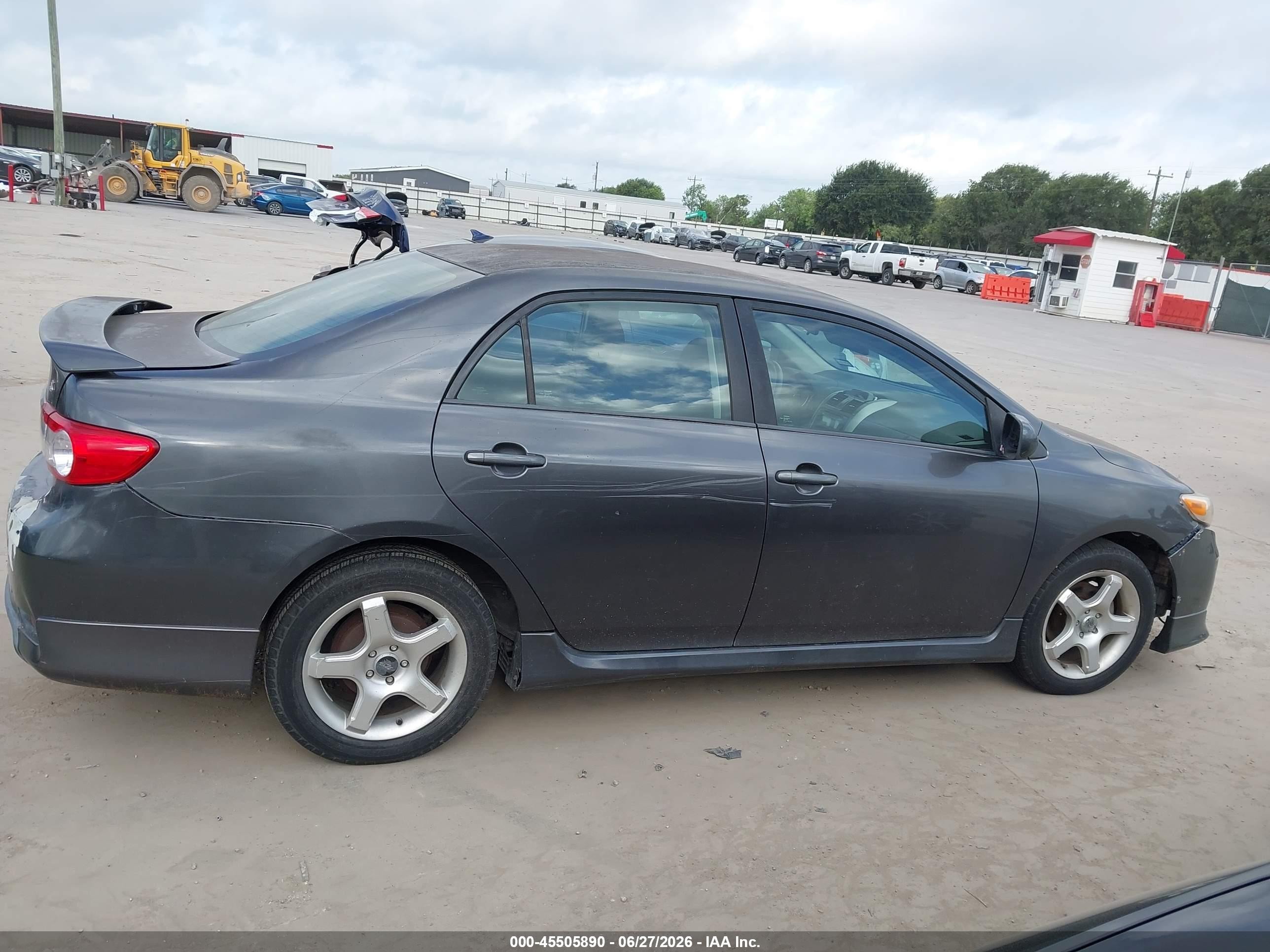 2012 Toyota Corolla S Gray vin: 5YFBU4EE0CP028609