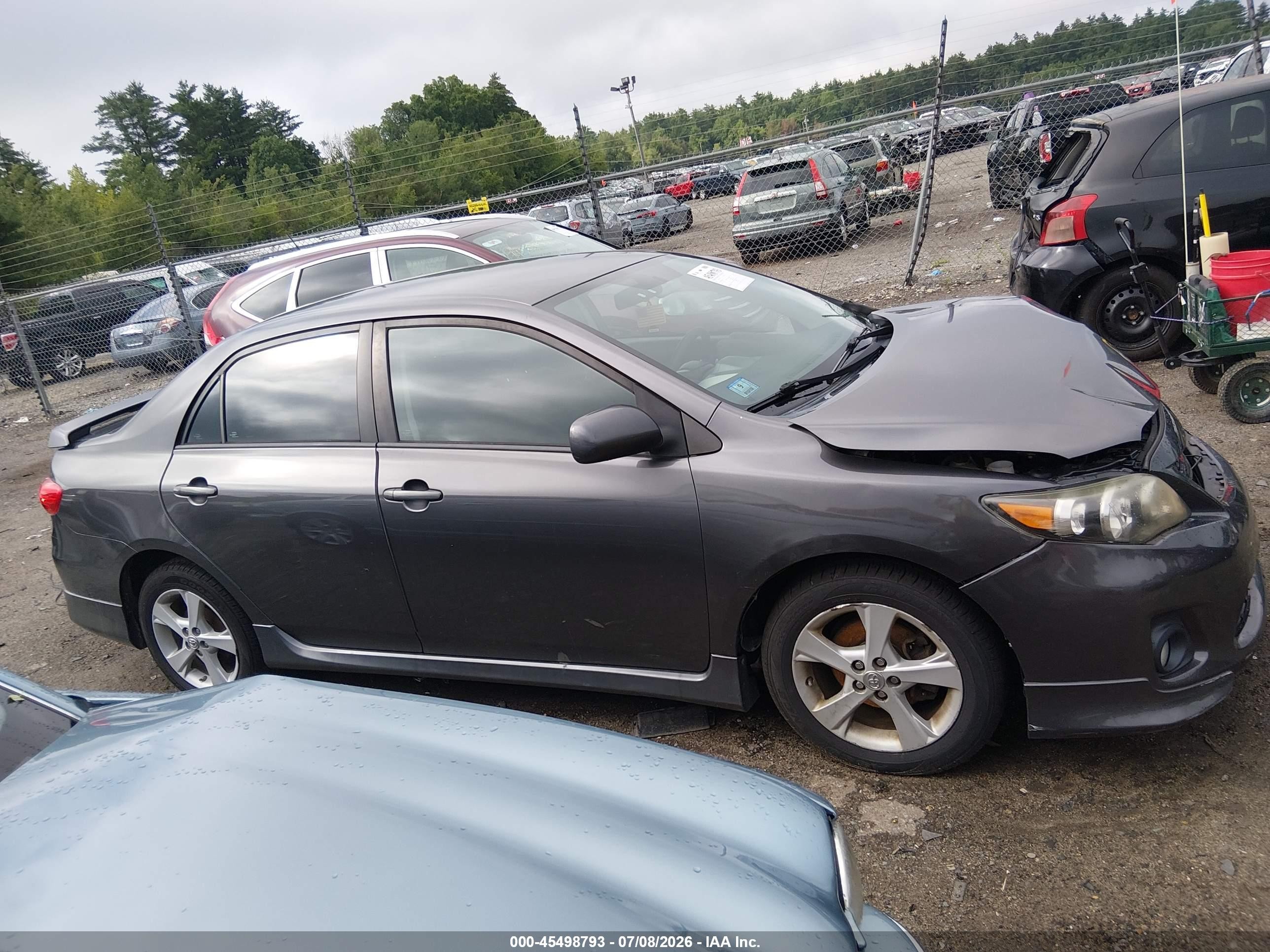 2012 Toyota Corolla S Серый vin: 5YFBU4EE0CP035723