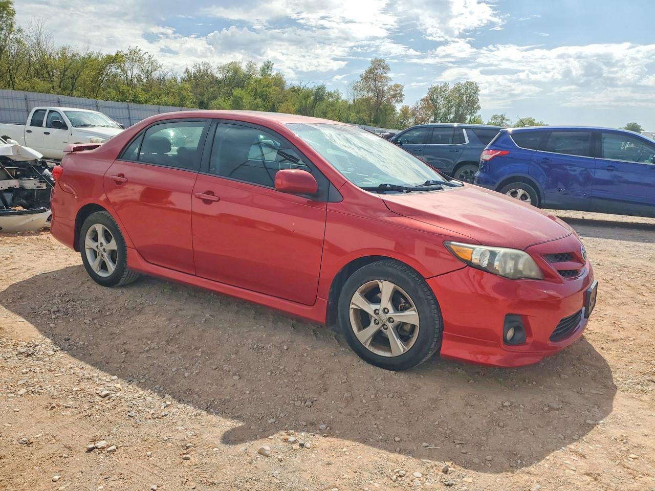 2012 Toyota Corolla S Red vin: 5YFBU4EE0CP037889