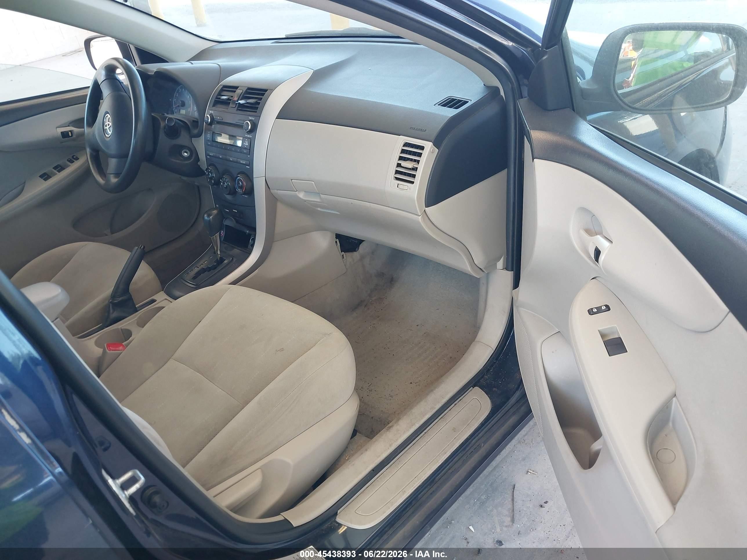 2012 Toyota Corolla L Blue vin: 5YFBU4EE0CP038802