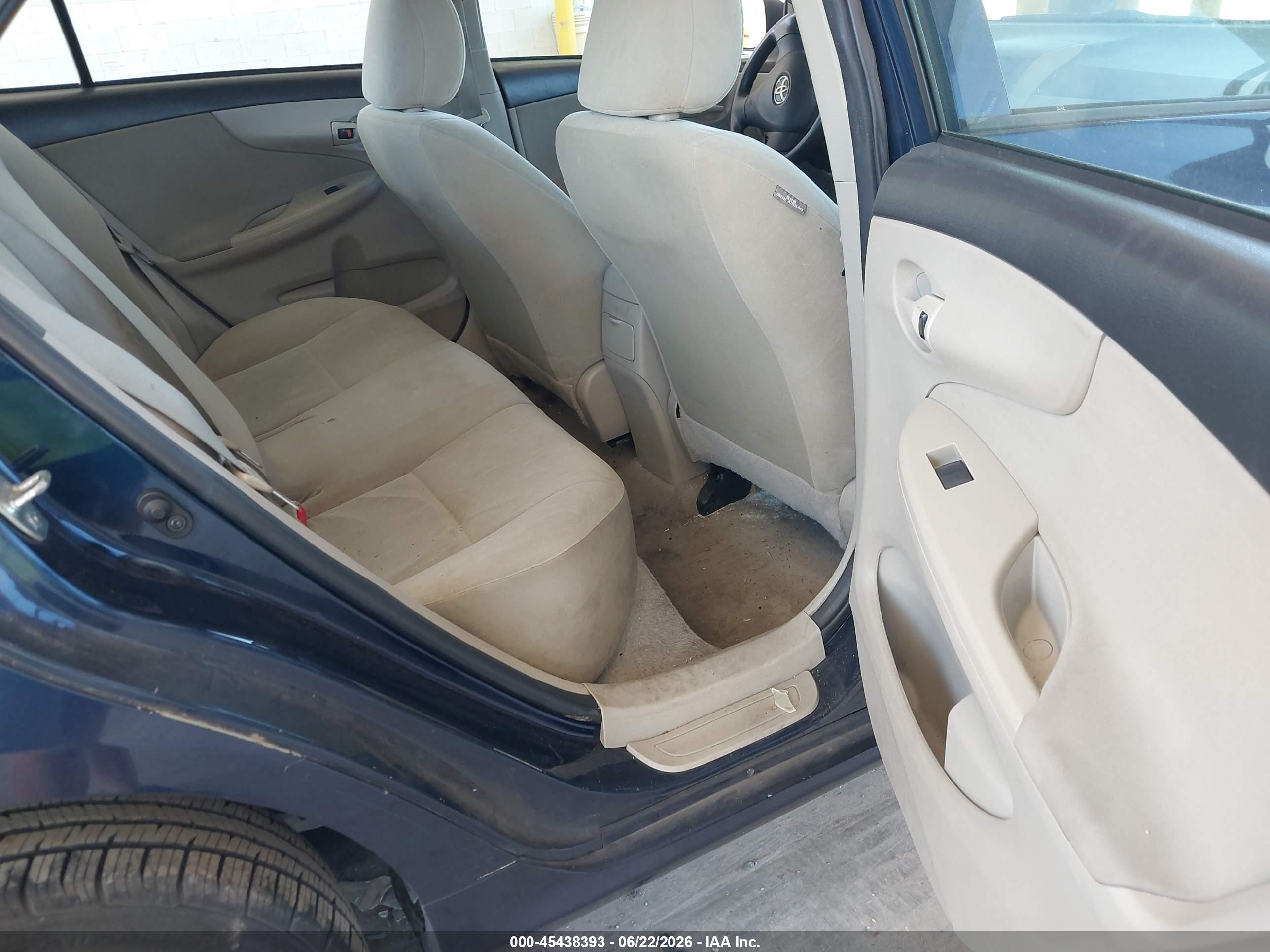 2012 Toyota Corolla L Blue vin: 5YFBU4EE0CP038802