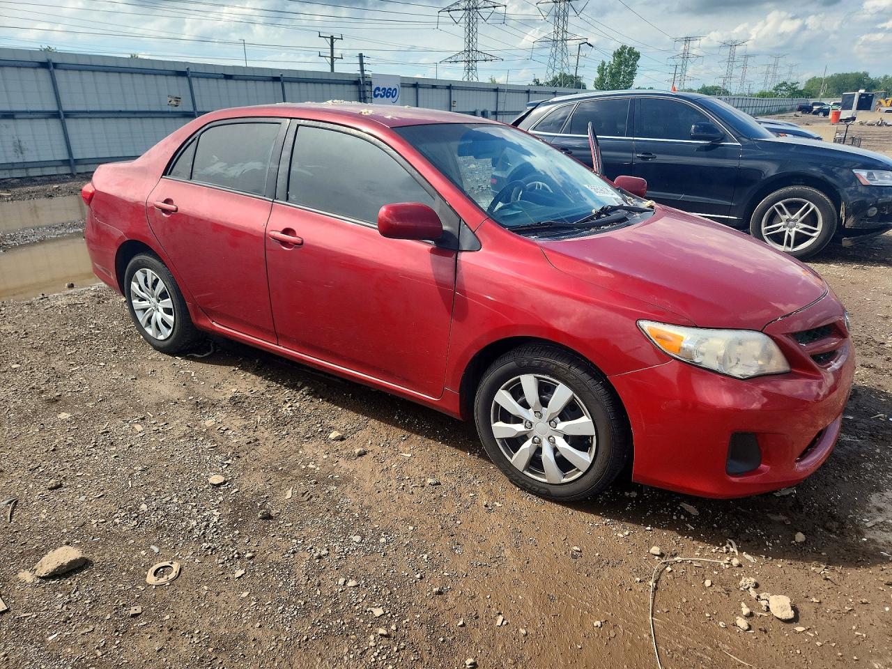 2012 Toyota Corolla Le Red vin: 5YFBU4EE0CP042428