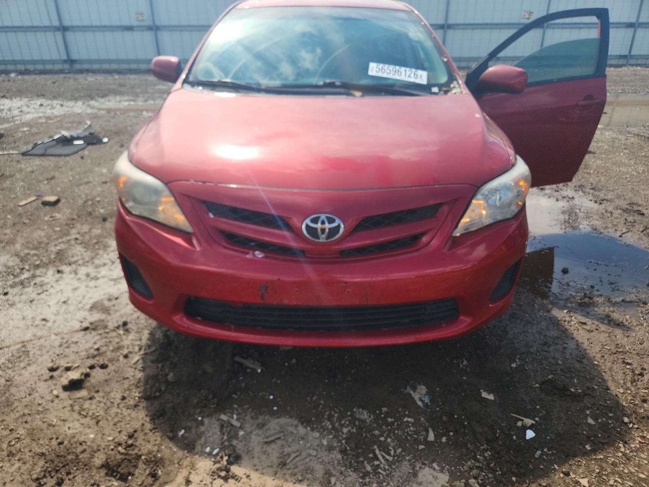 2012 Toyota Corolla Le Red vin: 5YFBU4EE0CP042428
