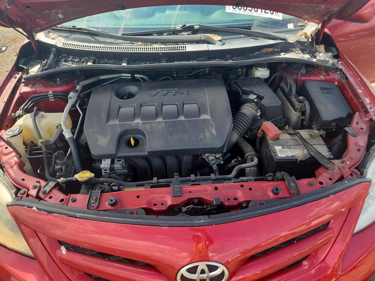 2012 Toyota Corolla Le Red vin: 5YFBU4EE0CP042428