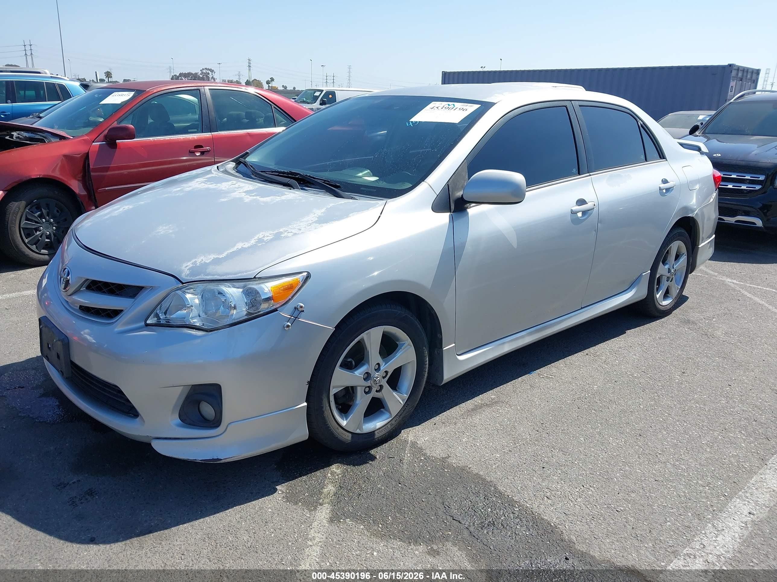 2012 Toyota Corolla S Silver vin: 5YFBU4EE0CP043840