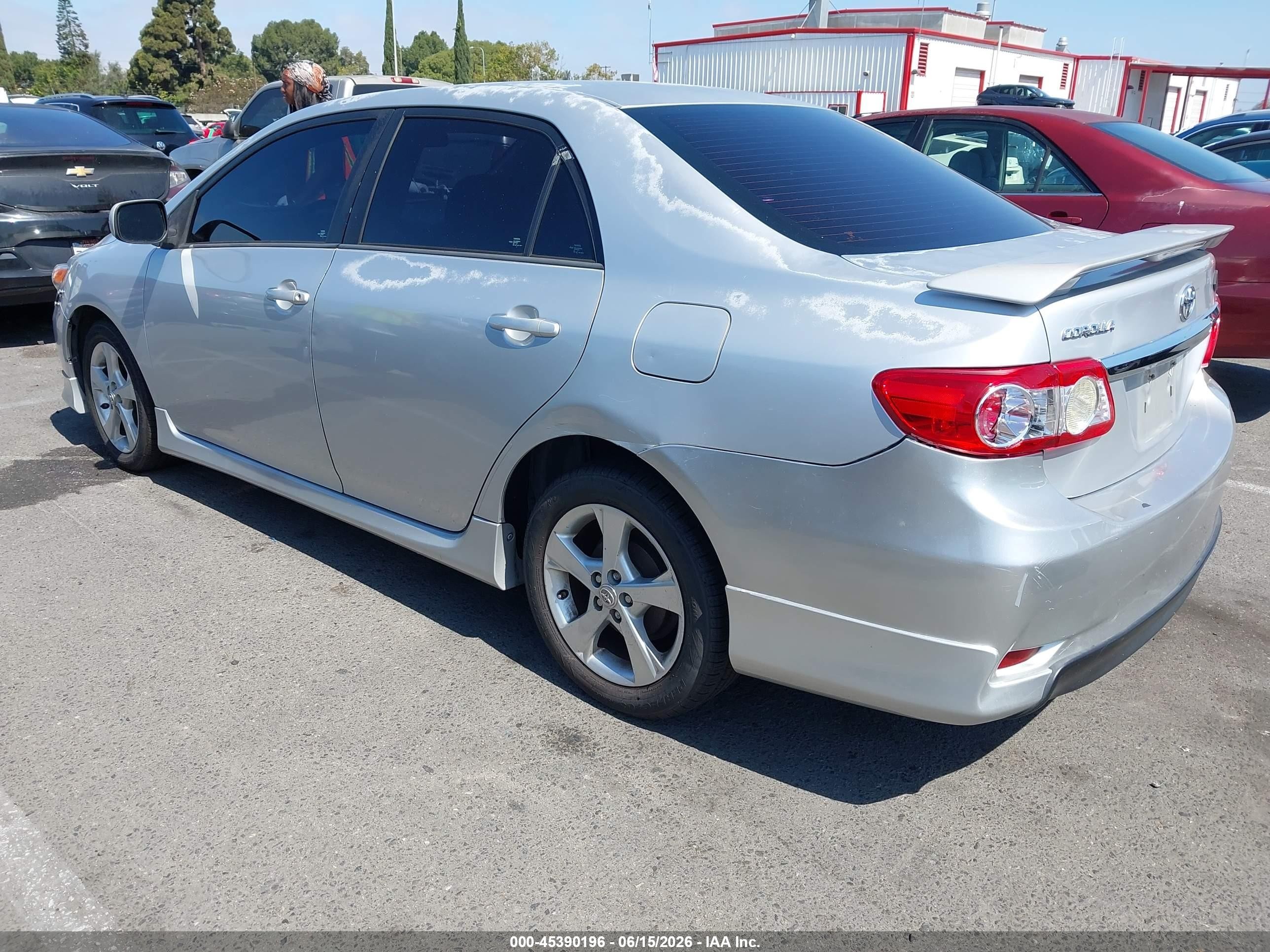 2012 Toyota Corolla S Silver vin: 5YFBU4EE0CP043840