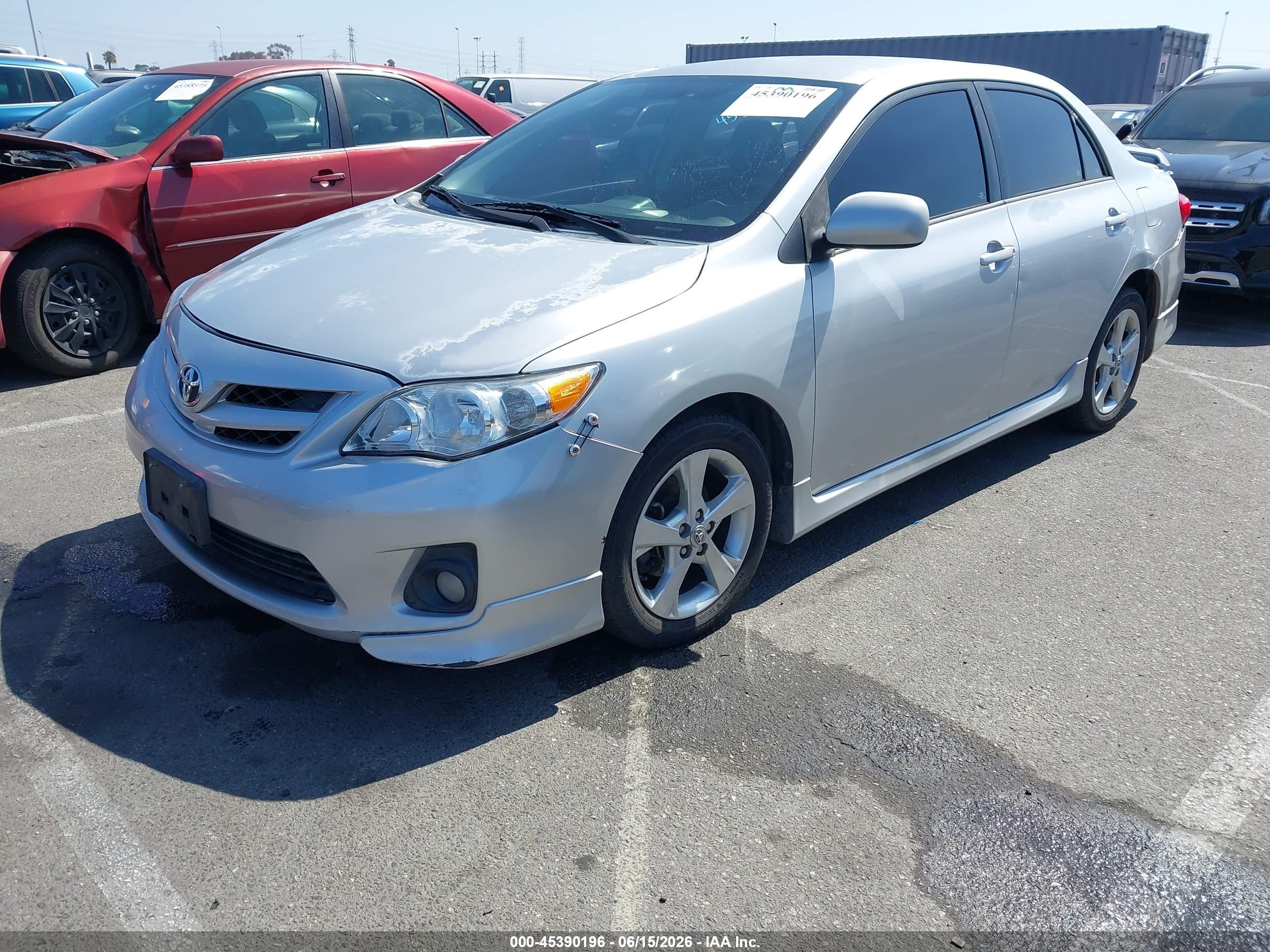 2012 Toyota Corolla S Silver vin: 5YFBU4EE0CP043840