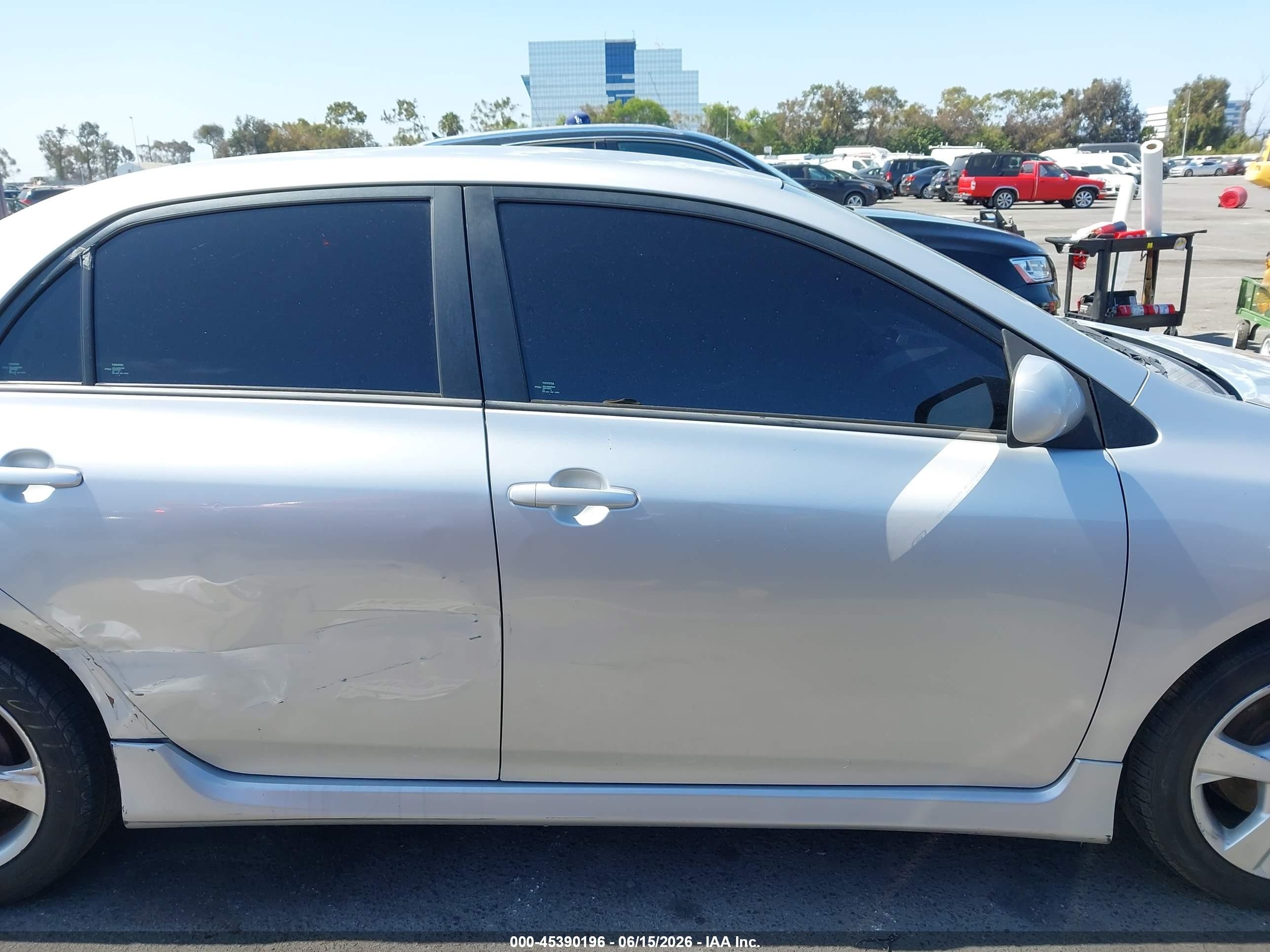 2012 Toyota Corolla S Silver vin: 5YFBU4EE0CP043840