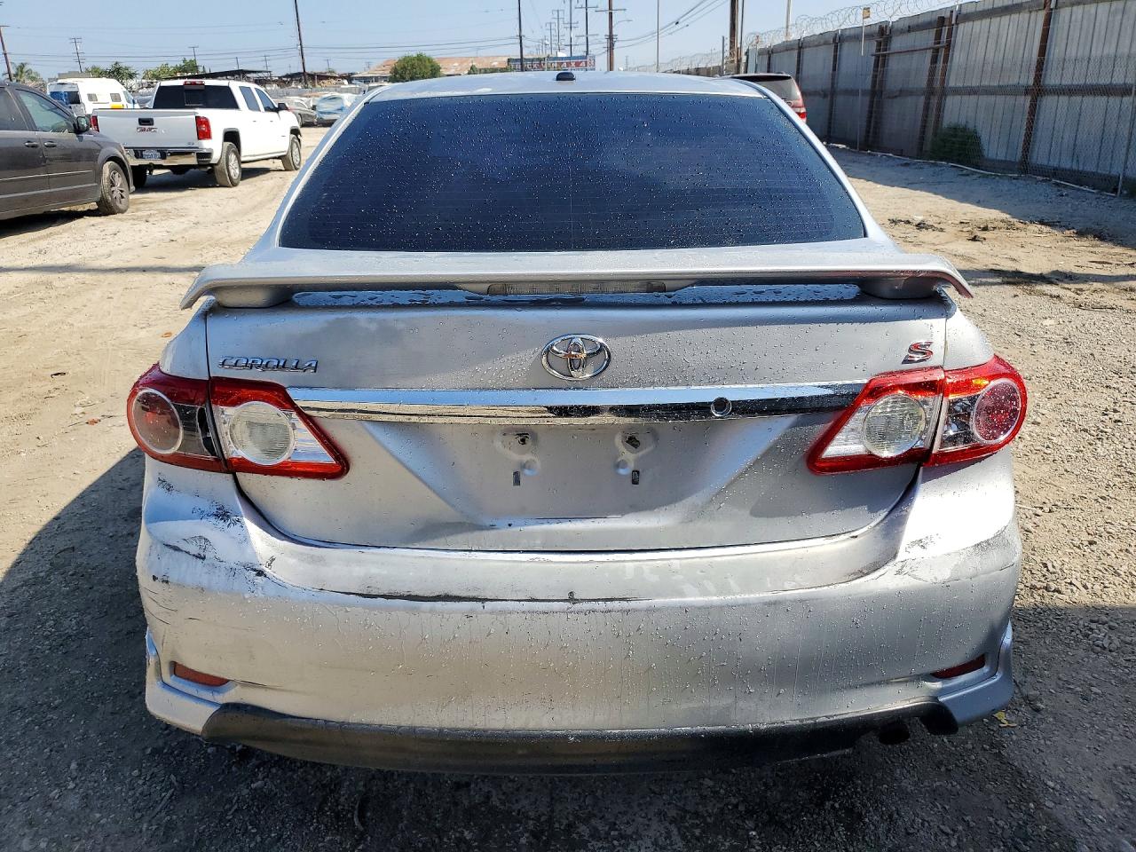 2012 Toyota Corolla S Silver vin: 5YFBU4EE0CP046608