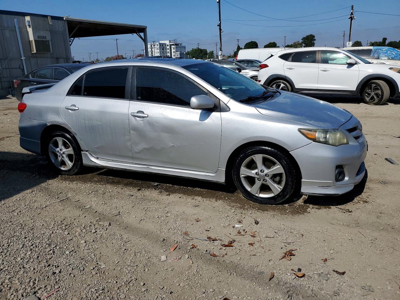 2012 Toyota Corolla S Silver vin: 5YFBU4EE0CP046608