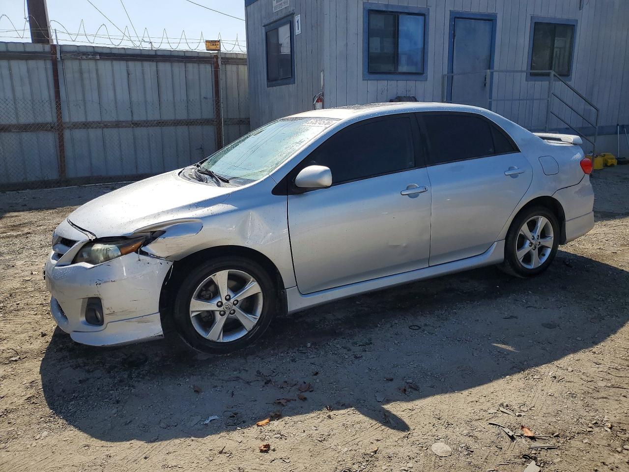 2012 Toyota Corolla S Silver vin: 5YFBU4EE0CP046608