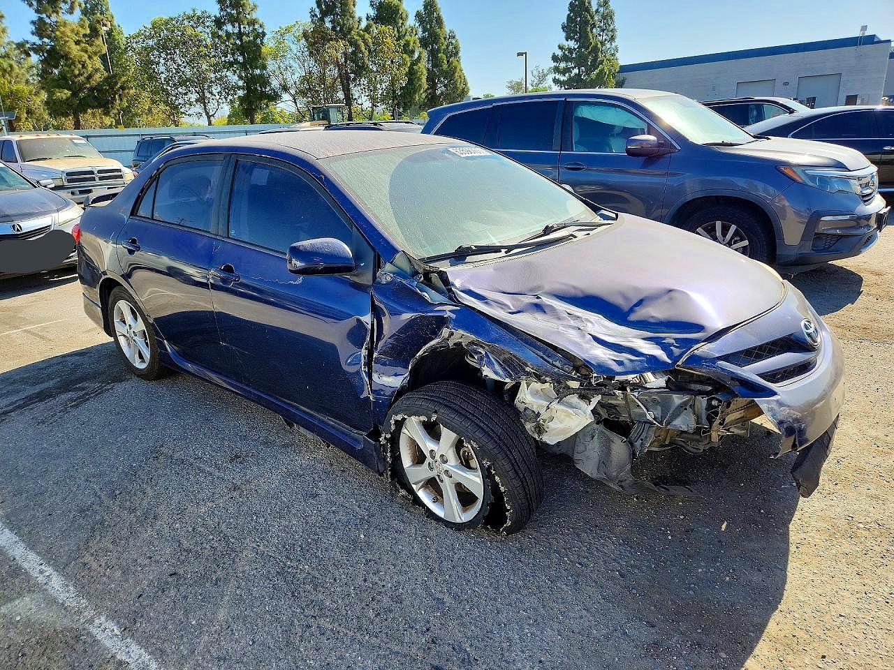 2012 Toyota Corolla S Blue vin: 5YFBU4EE0CP052456