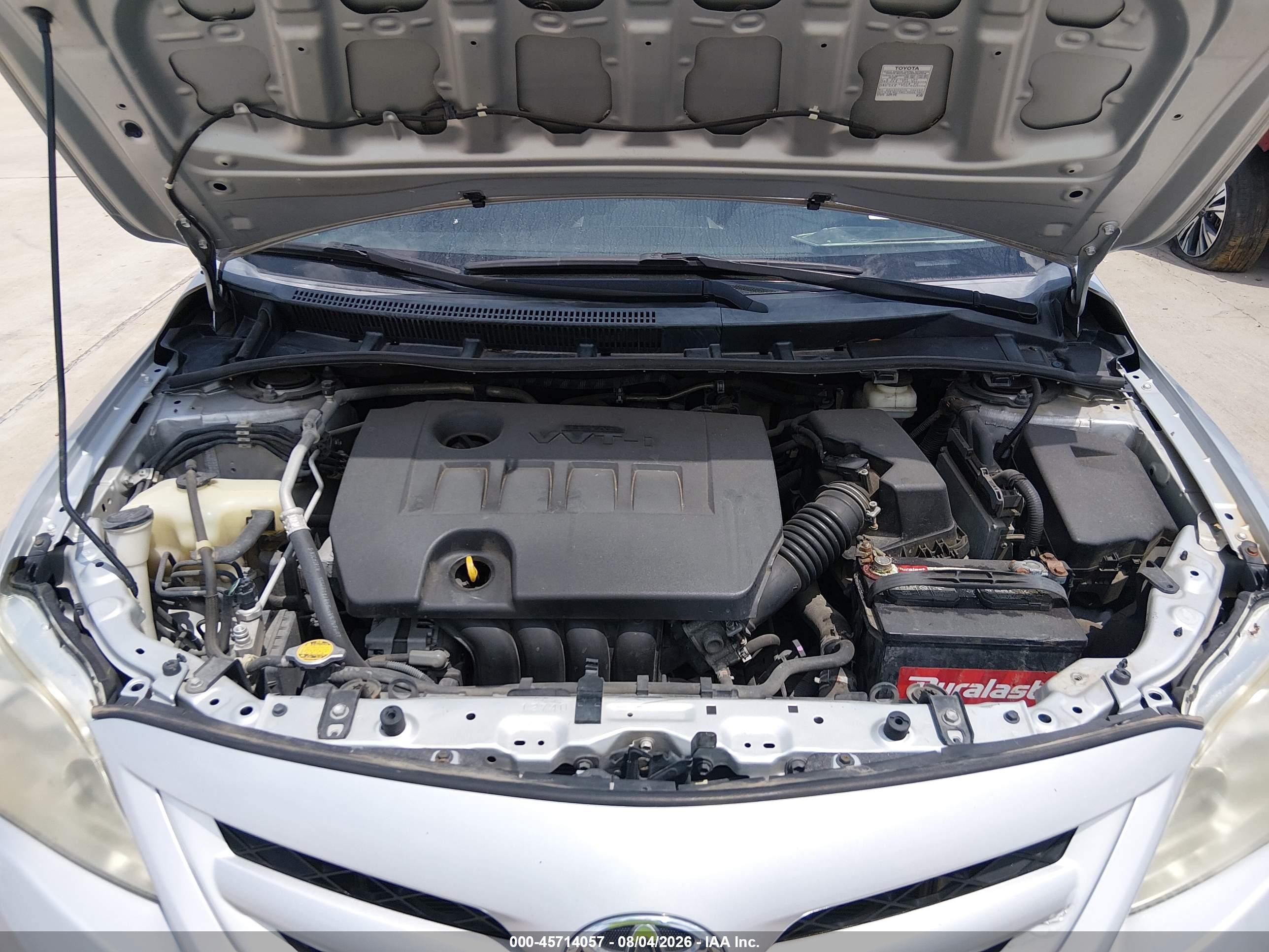 2012 Toyota Corolla L Silver vin: 5YFBU4EE0CP063621