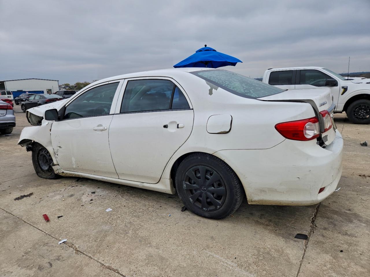 2012 Toyota Corolla Base White vin: 5YFBU4EE0CP067037