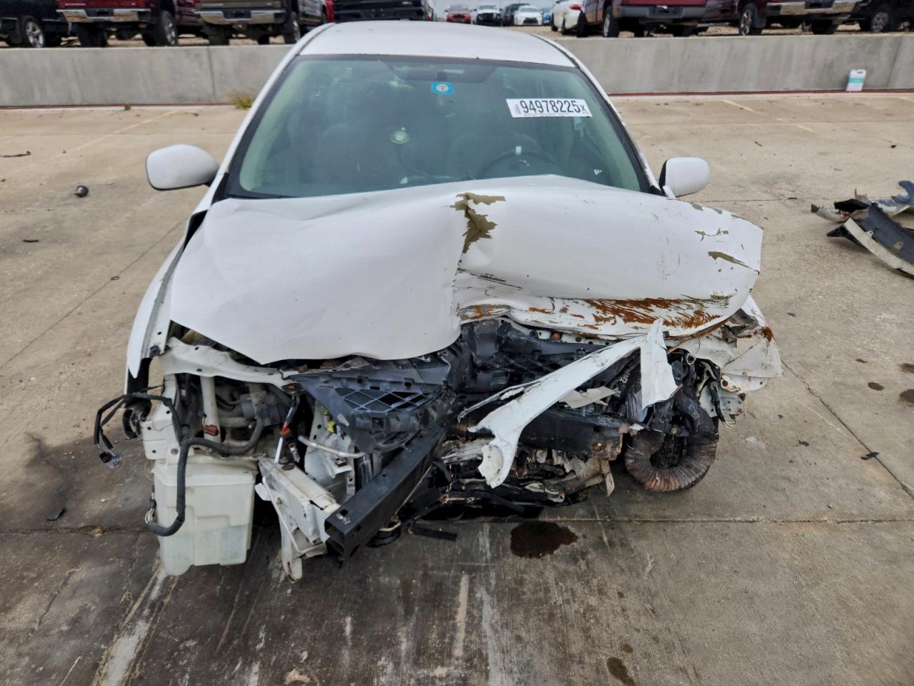 2012 Toyota Corolla Base White vin: 5YFBU4EE0CP067037