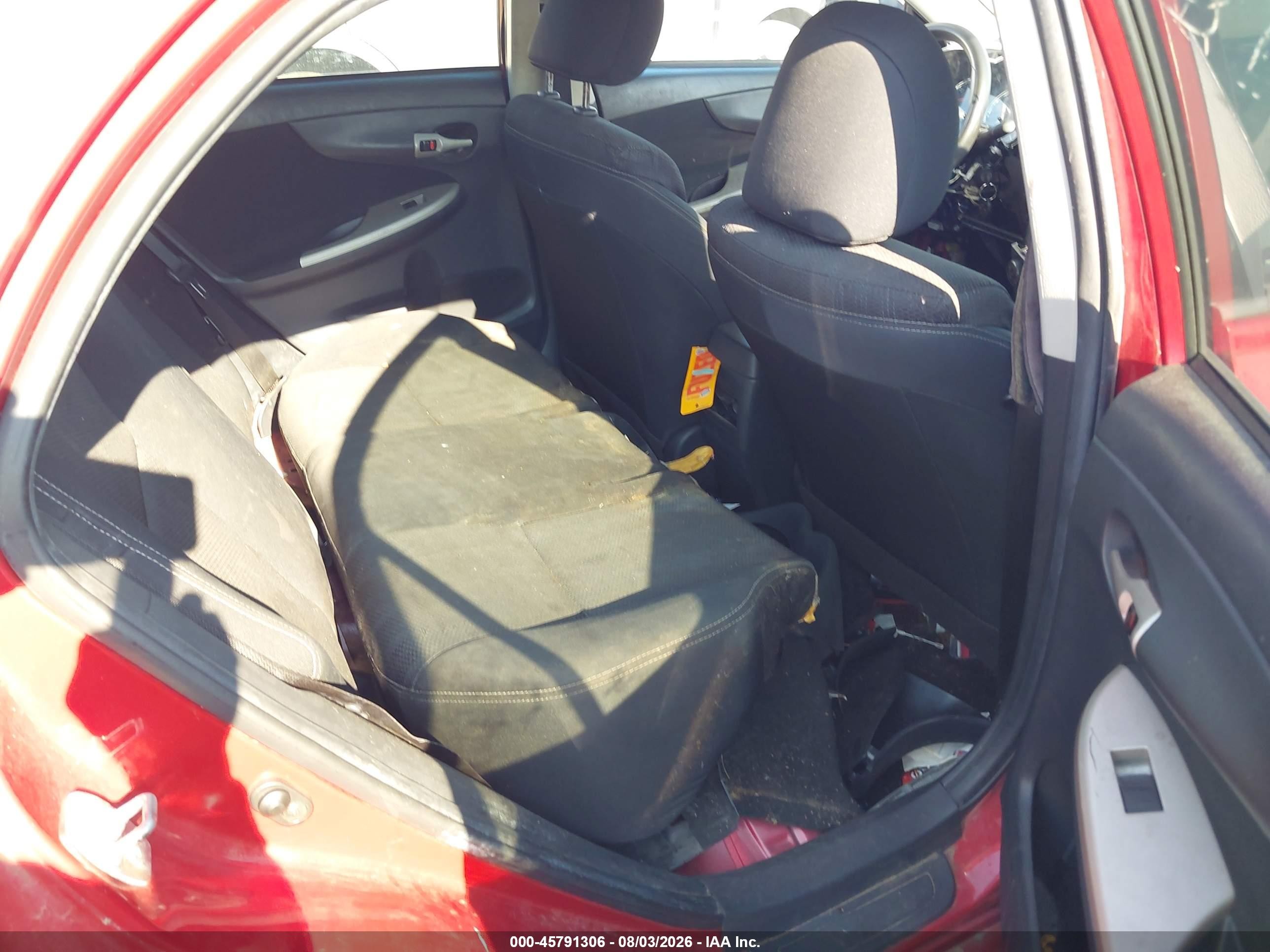 2012 Toyota Corolla S Red vin: 5YFBU4EE0CP073646