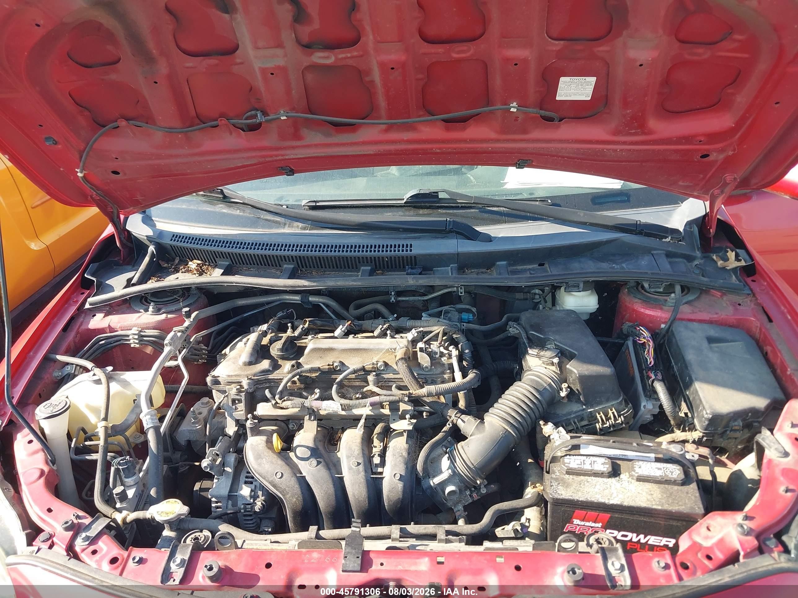 2012 Toyota Corolla S Red vin: 5YFBU4EE0CP073646