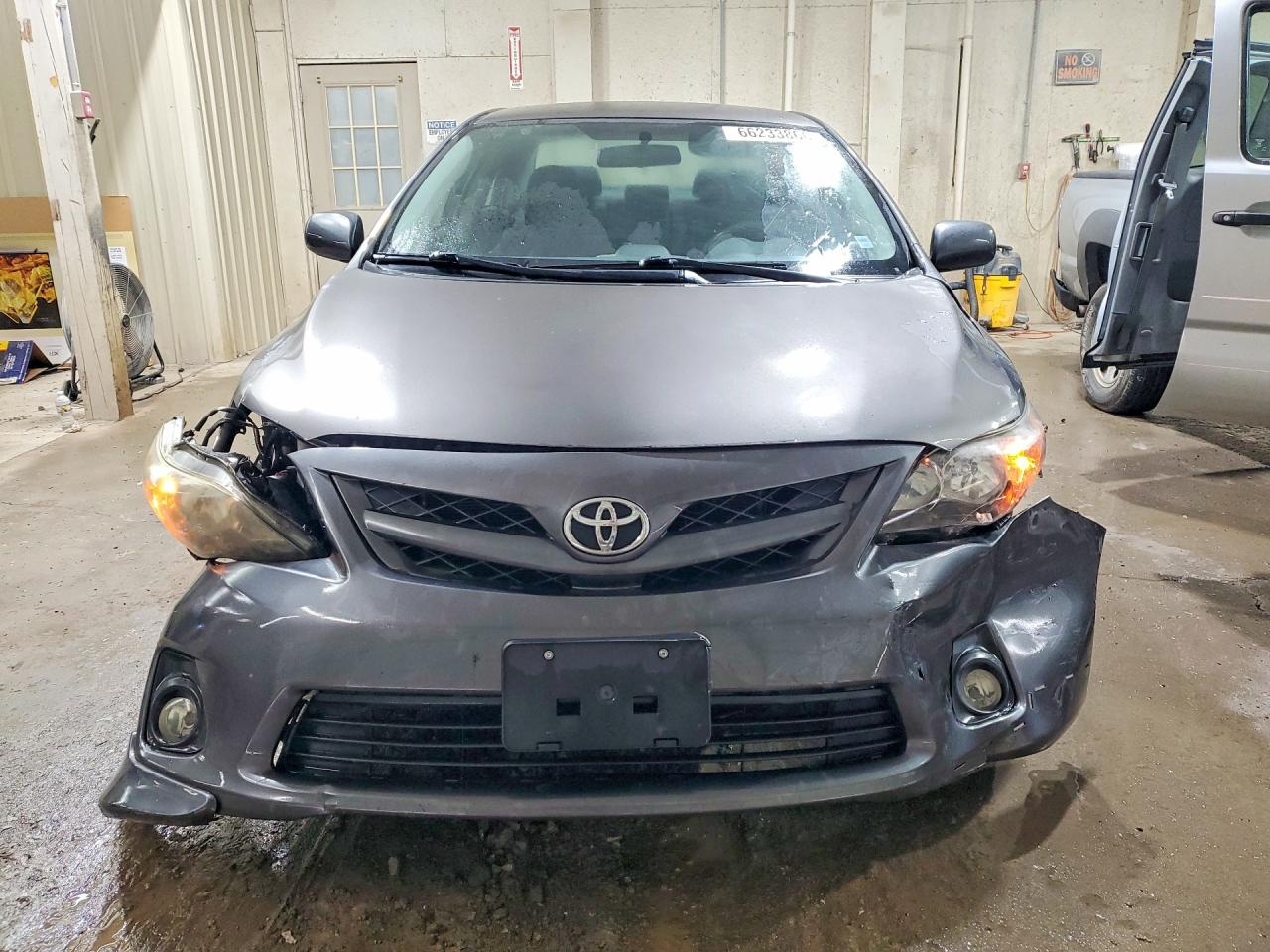 2013 Toyota Corolla S Gray vin: 5YFBU4EE0DP075236