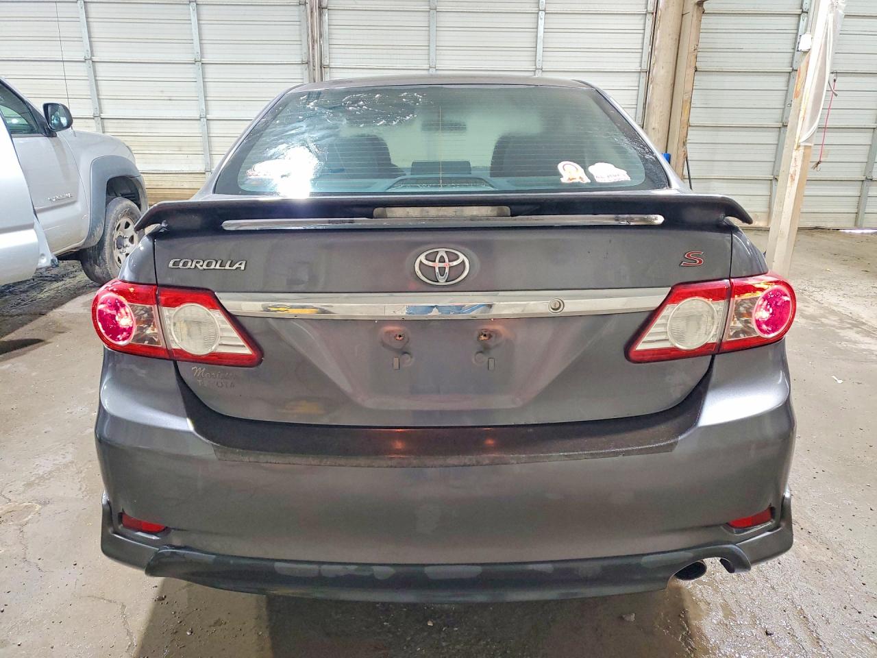 2013 Toyota Corolla S Gray vin: 5YFBU4EE0DP075236