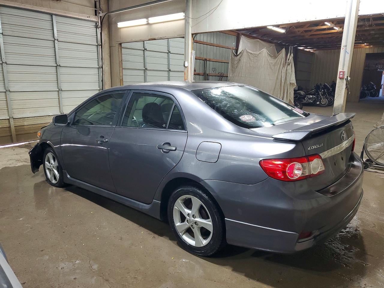 2013 Toyota Corolla S Gray vin: 5YFBU4EE0DP075236