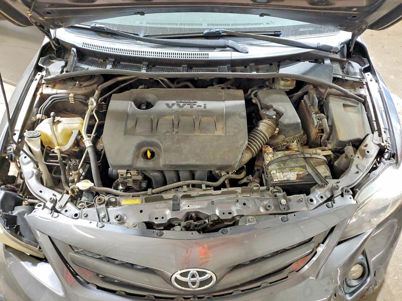 2013 Toyota Corolla S Gray vin: 5YFBU4EE0DP075236