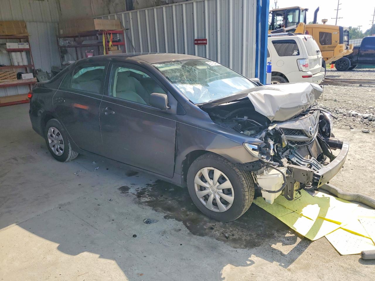 2013 Toyota Corolla L Gray vin: 5YFBU4EE0DP075527