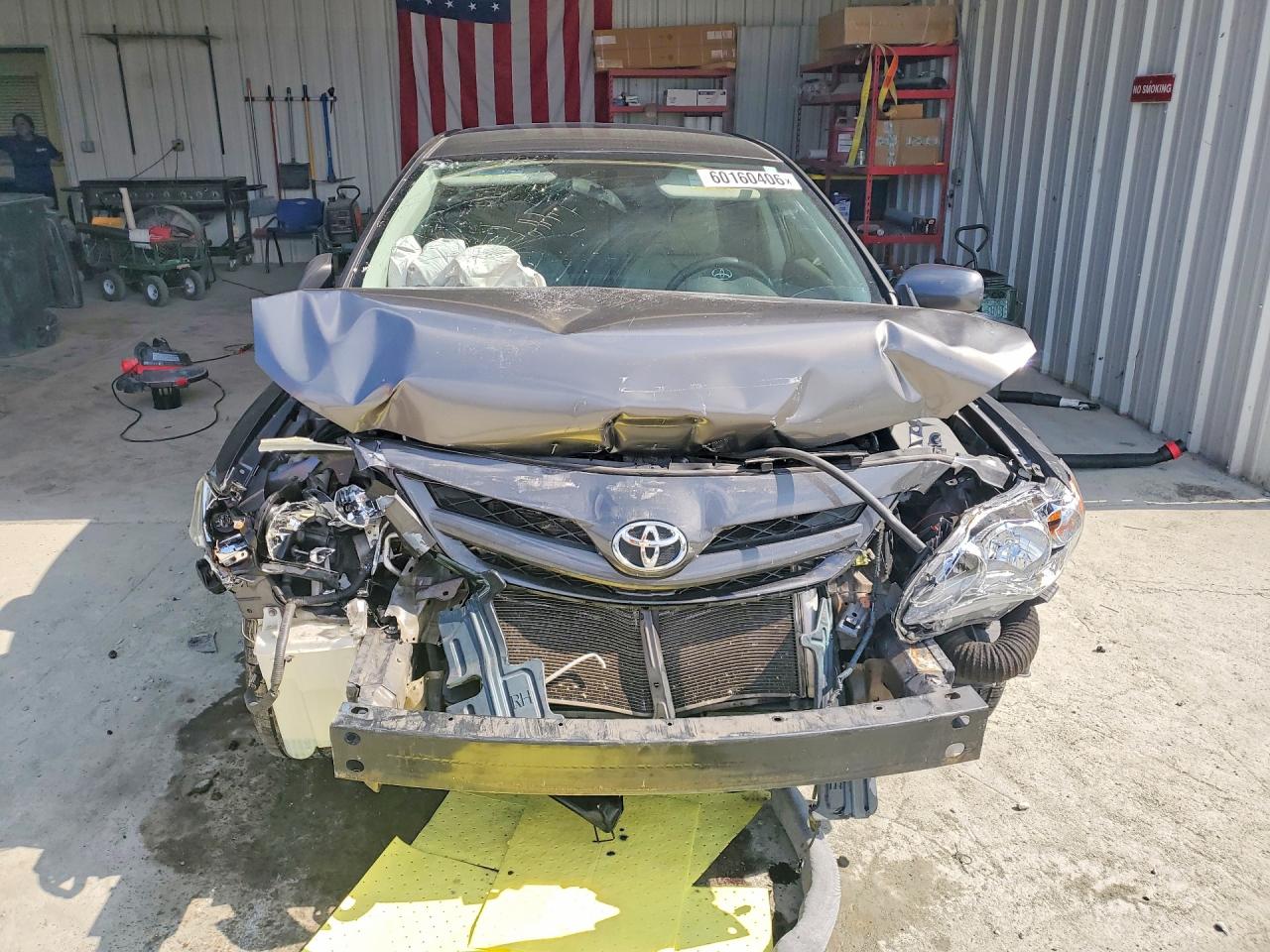 2013 Toyota Corolla L Gray vin: 5YFBU4EE0DP075527