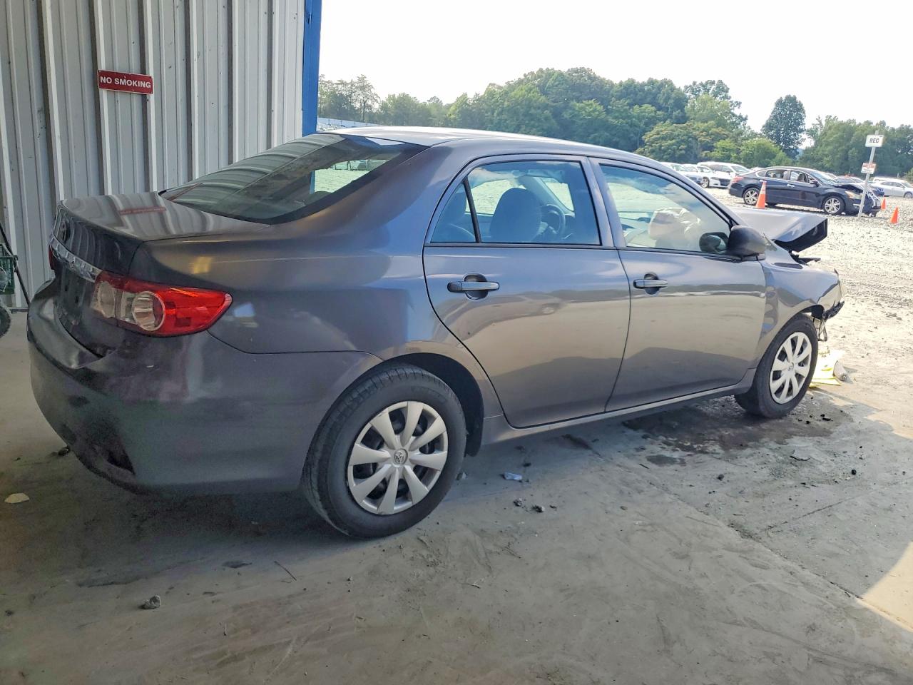 2013 Toyota Corolla L Gray vin: 5YFBU4EE0DP075527