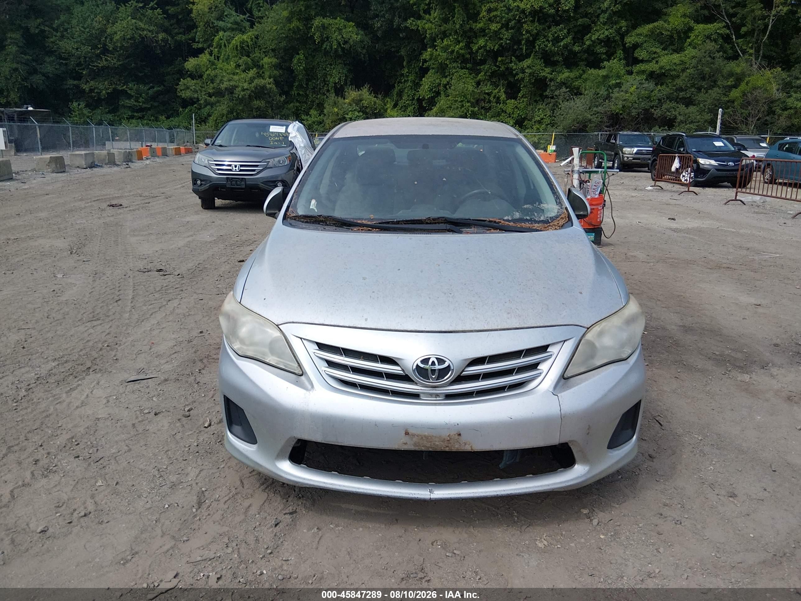 2013 Toyota Corolla Le Silver vin: 5YFBU4EE0DP082638