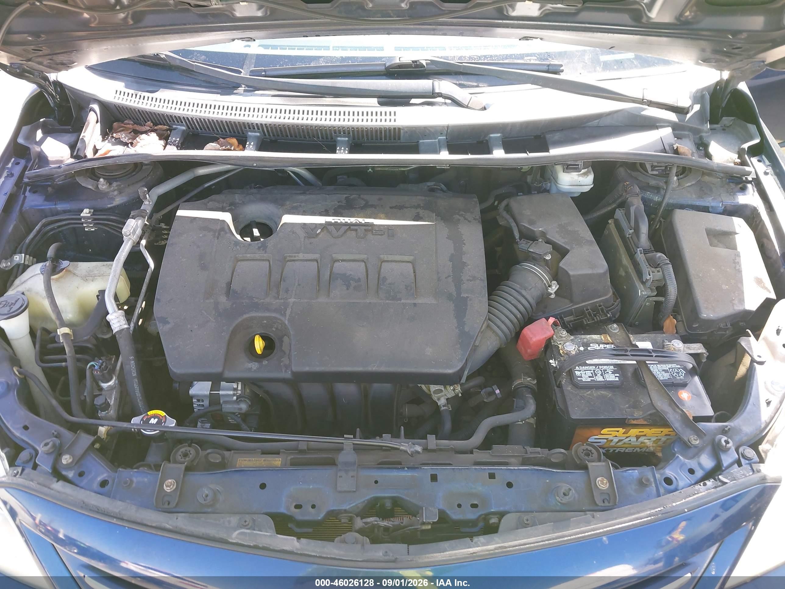 2013 Toyota Corolla Le Синий vin: 5YFBU4EE0DP087189