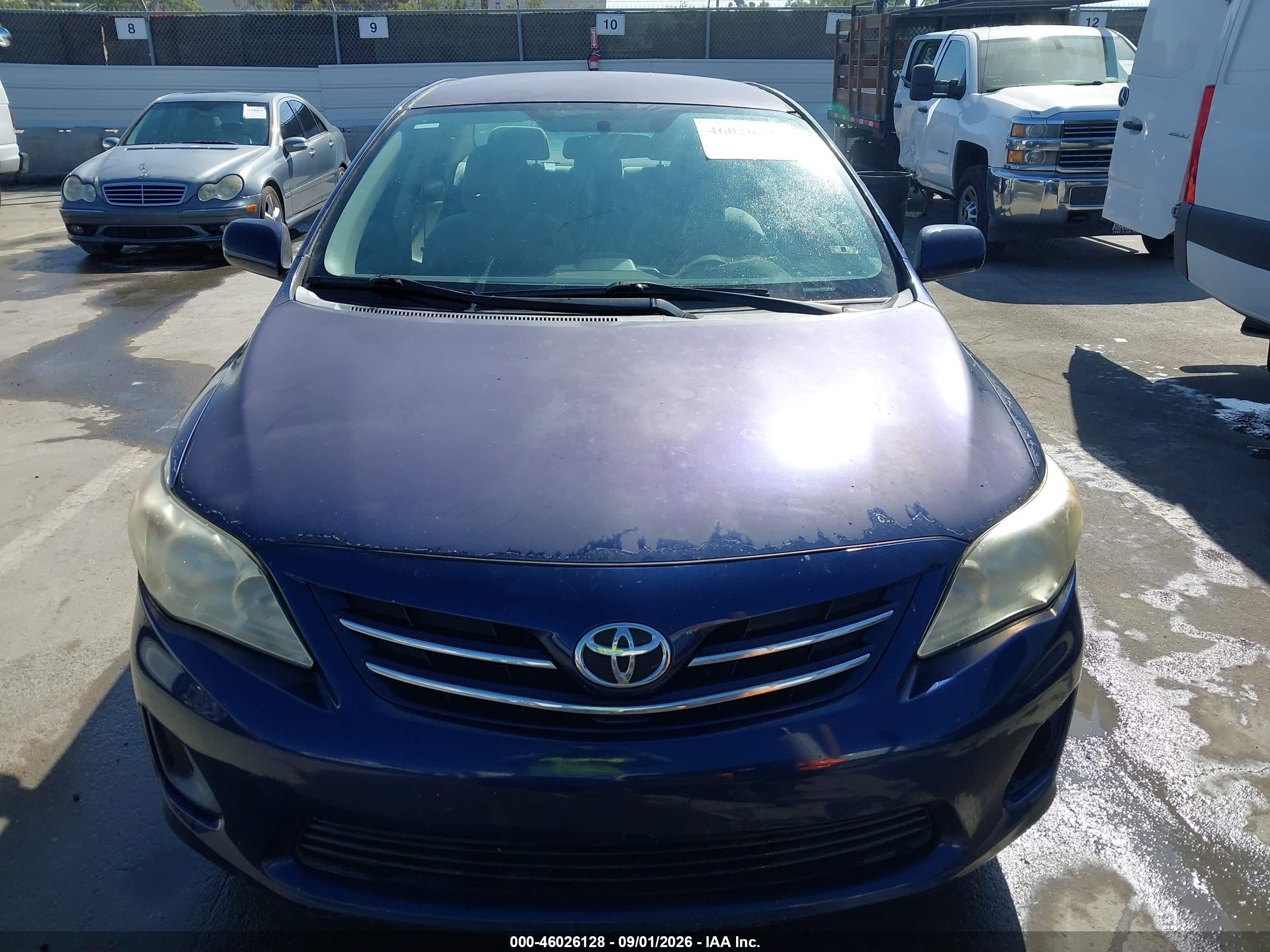 2013 Toyota Corolla Le Синий vin: 5YFBU4EE0DP087189