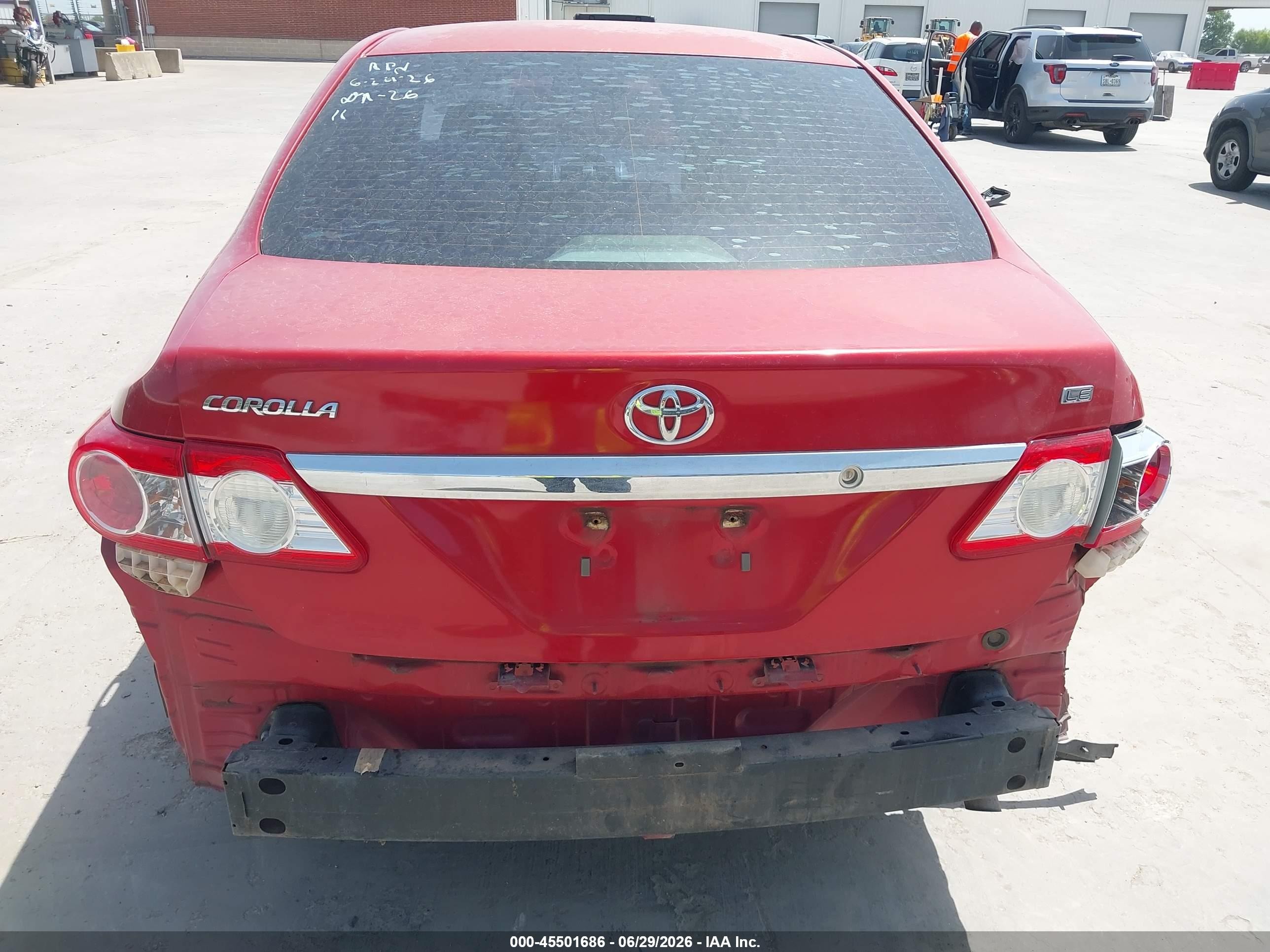 2013 Toyota Corolla Le Бордовый vin: 5YFBU4EE0DP092179