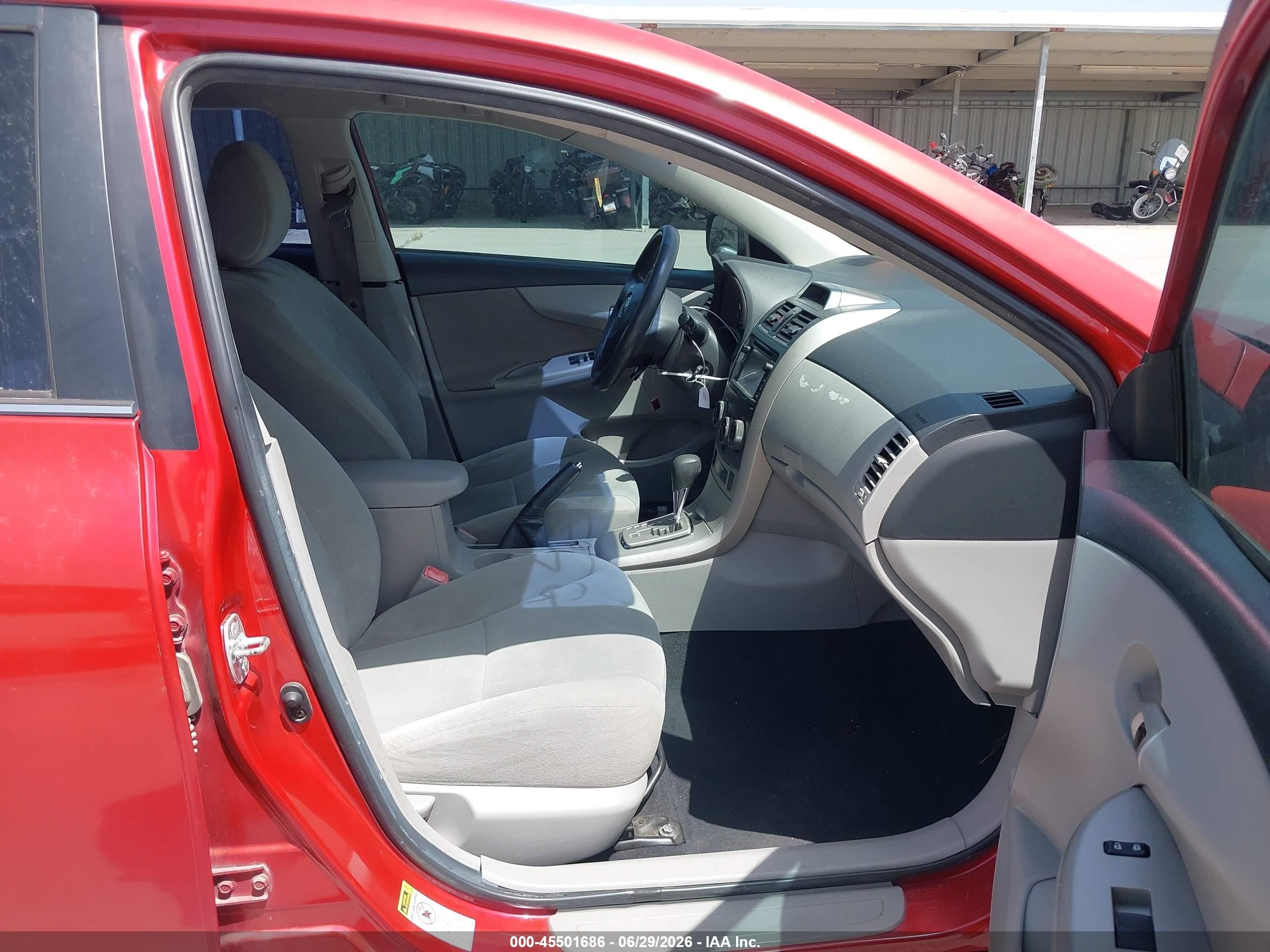 2013 Toyota Corolla Le Бордовый vin: 5YFBU4EE0DP092179