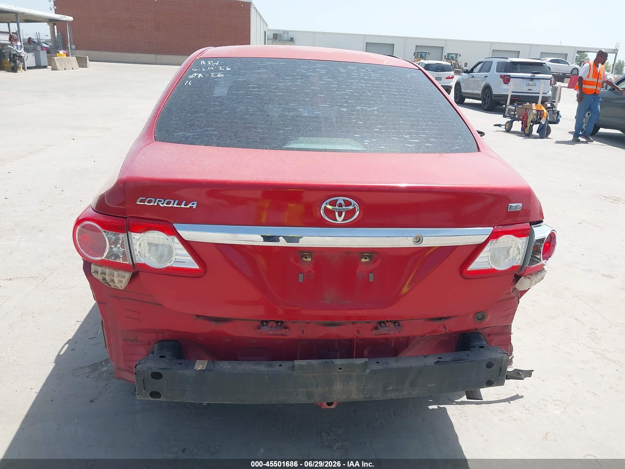 2013 Toyota Corolla Le Бордовый vin: 5YFBU4EE0DP092179