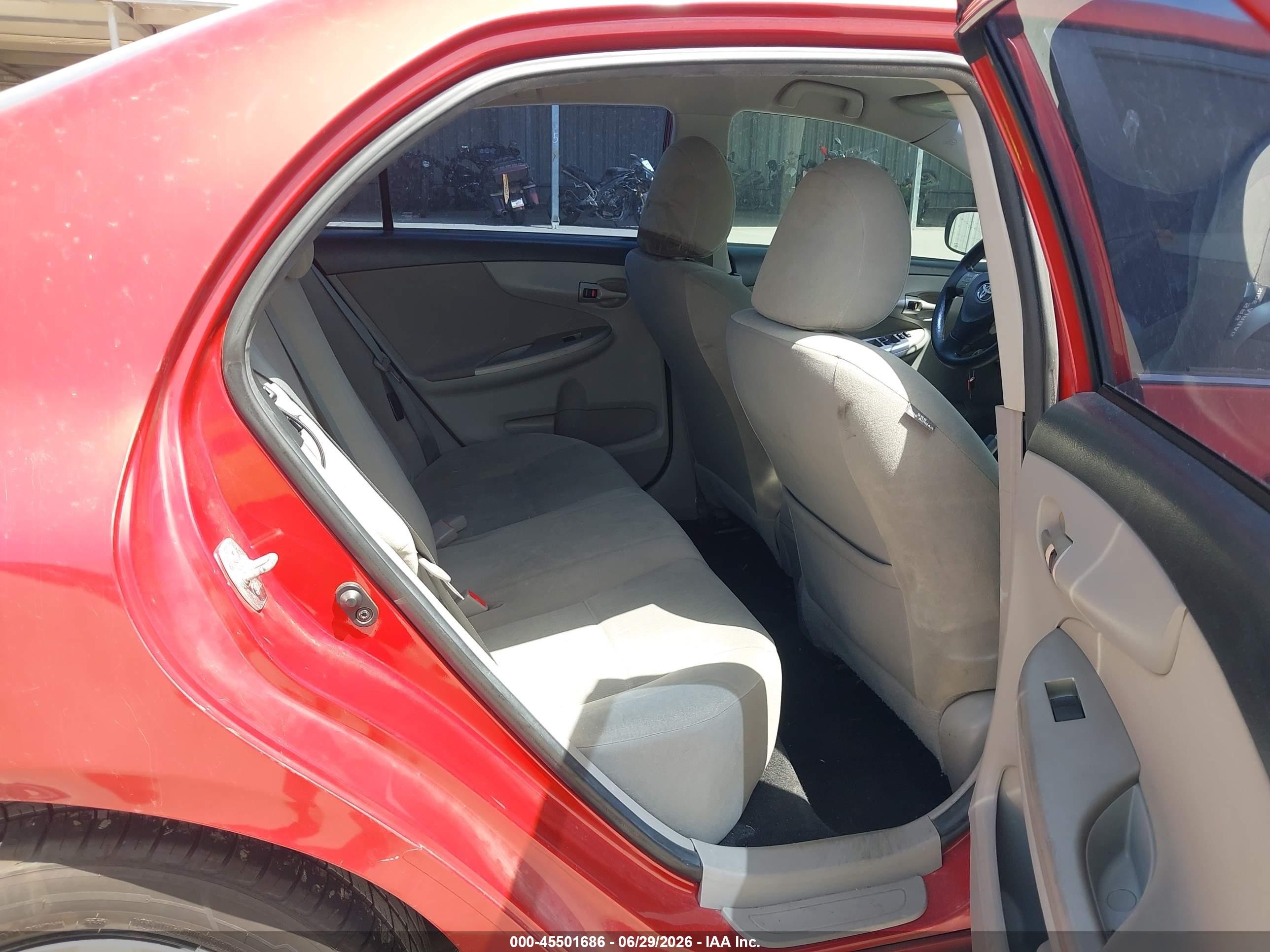 2013 Toyota Corolla Le Бордовый vin: 5YFBU4EE0DP092179
