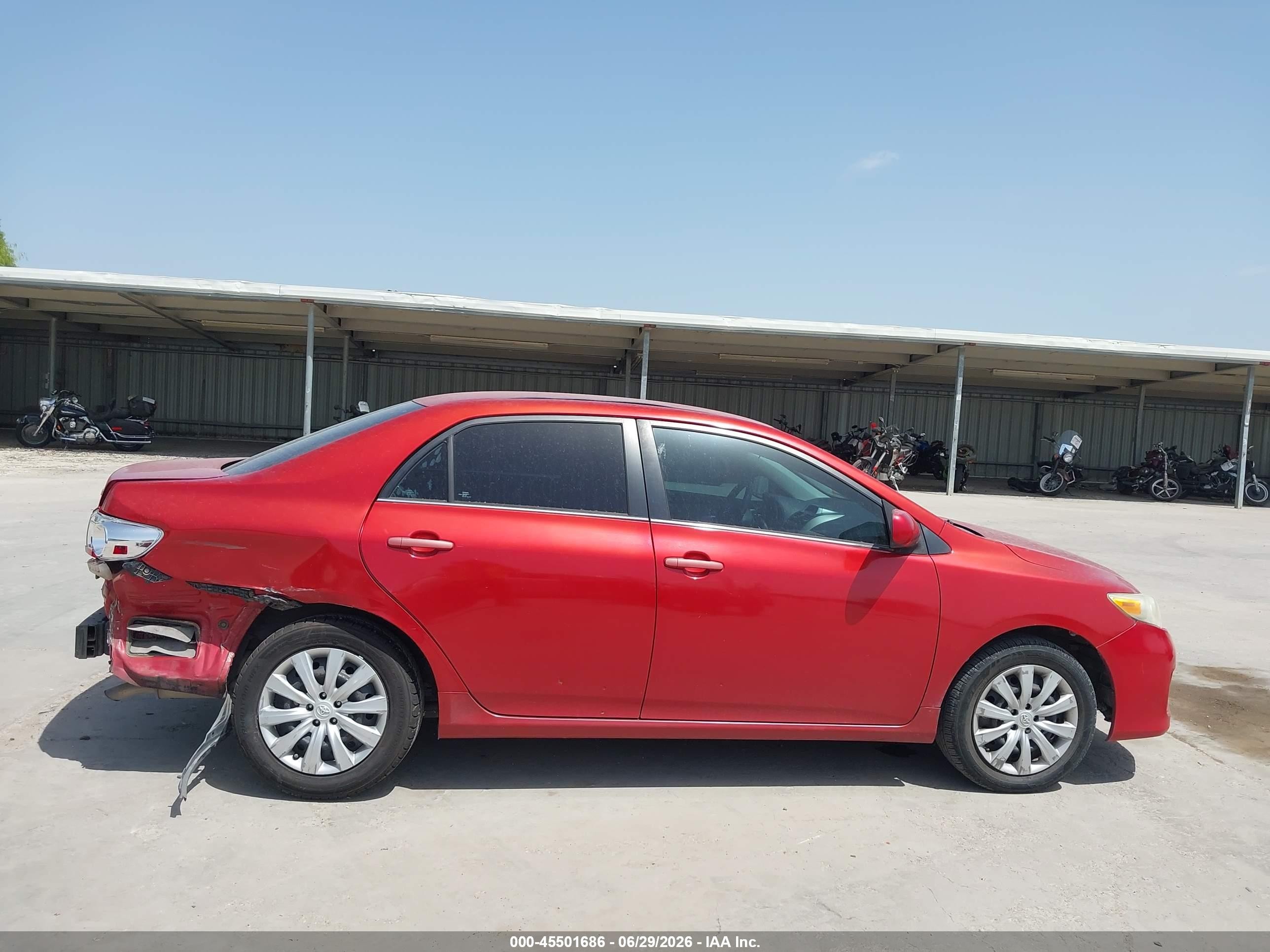 2013 Toyota Corolla Le Бордовый vin: 5YFBU4EE0DP092179