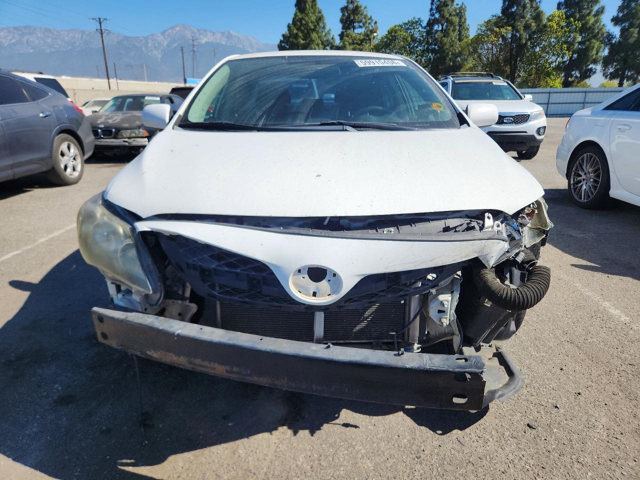 2013 Toyota Corolla S White vin: 5YFBU4EE0DP094059