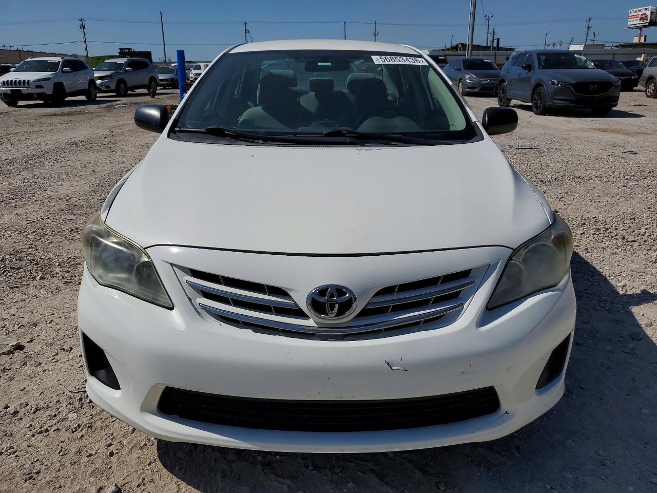 2013 Toyota Corolla Le White vin: 5YFBU4EE0DP096930