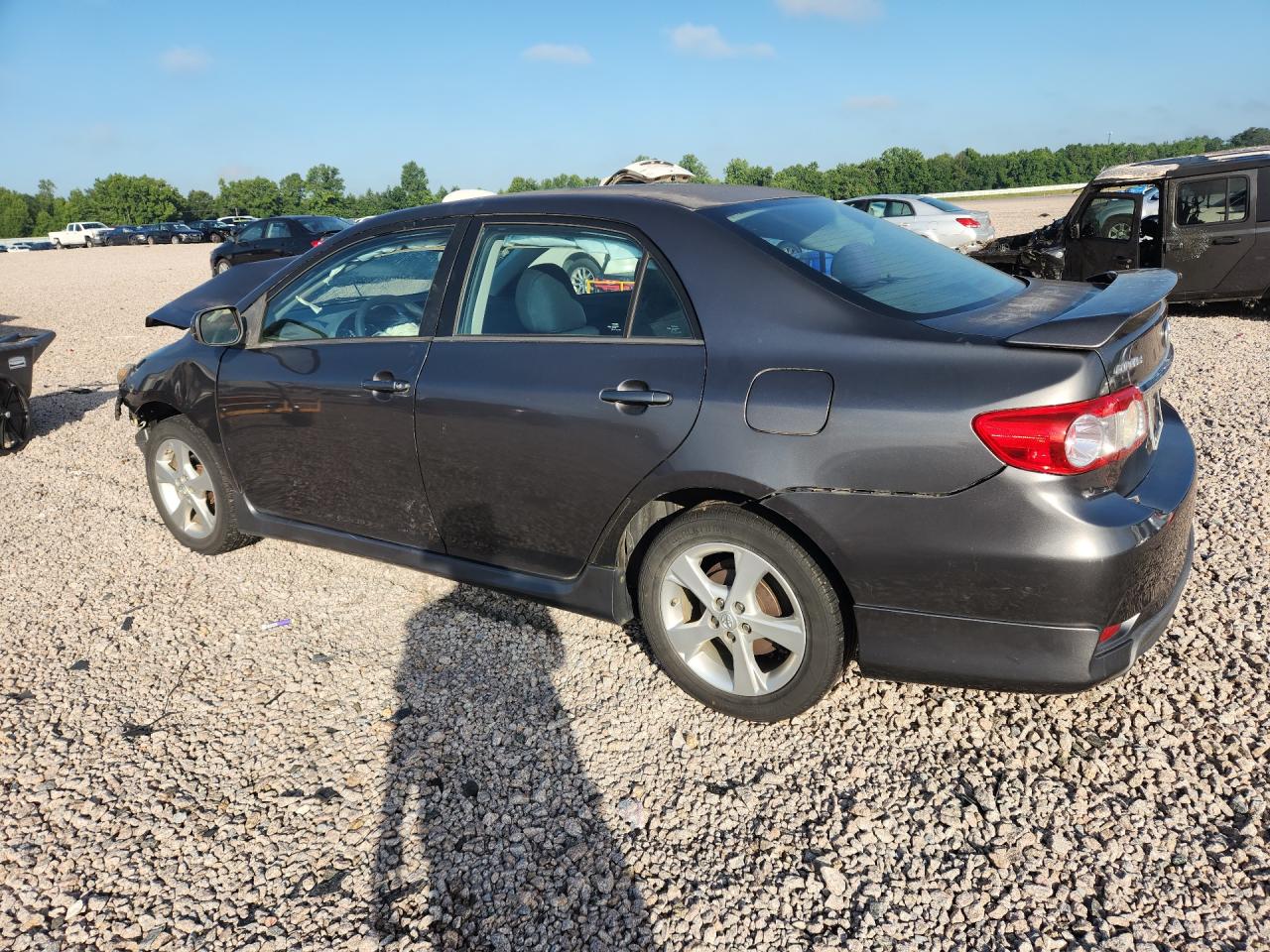 2013 Toyota Corolla S Серый vin: 5YFBU4EE0DP106033
