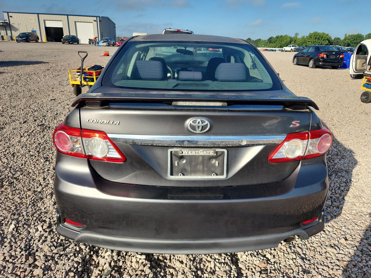 2013 Toyota Corolla S Серый vin: 5YFBU4EE0DP106033