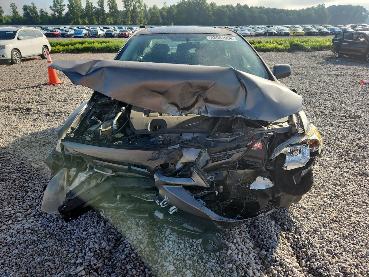 2013 Toyota Corolla S Серый vin: 5YFBU4EE0DP106033